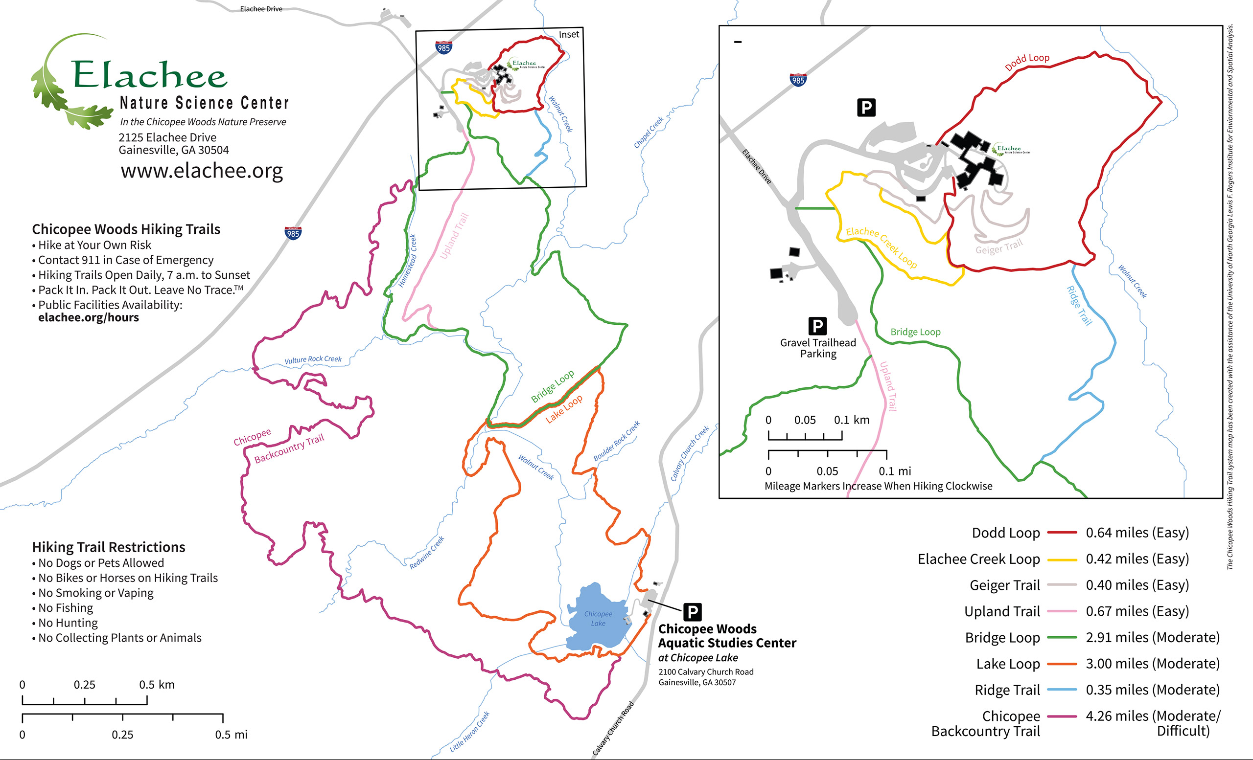 Hiking Trails - Elachee Nature Science Center